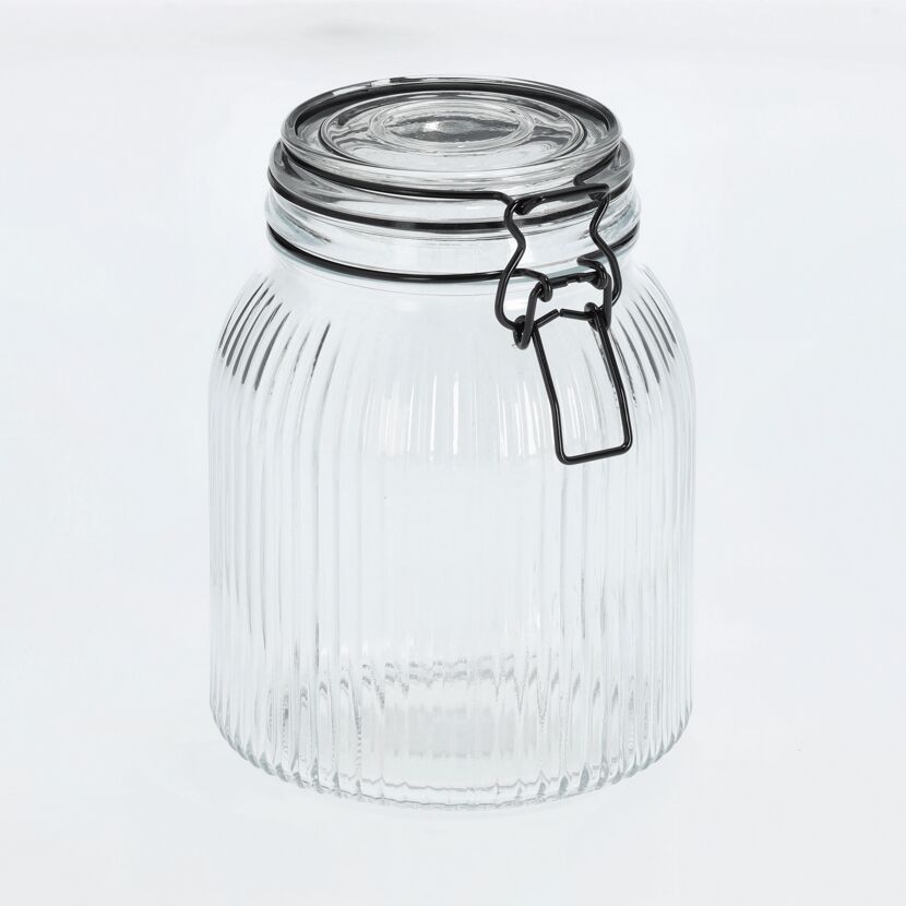 Vorratsglas mit Bügelverschluss 1,4 l 12,8 x 17,4 x 12,8 cm