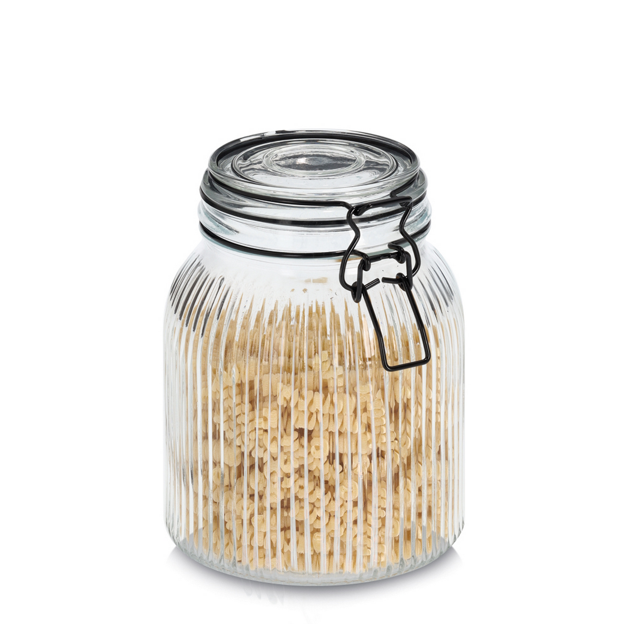 Vorratsglas mit Bügelverschluss 1,4 l 12,8 x 17,4 x 12,8 cm