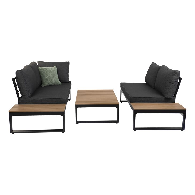 Loungemöbelset 'Riola' für 5 Personen Aluminium