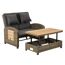 Loungesofa 'Bahia Tobago' grau/beige 117 x 90 x 74 cm