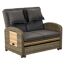 Loungesofa 'Bahia Tobago' grau/beige 117 x 90 x 74 cm