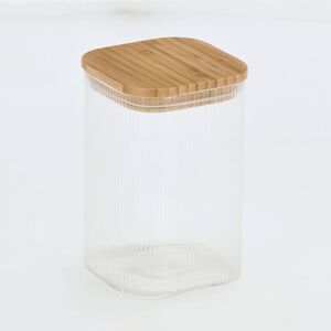 Vorratsglas mit Bambusdeckel 1,15 l 10 x 15,5 x 10 cm