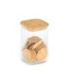 Vorratsglas mit Bambusdeckel 1,15 l 10 x 15,5 x 10 cm