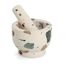 Mörser & Stößel-Set Terrazzo 12 x 9 x 12 cm