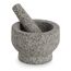 Mörser & Stößel-Set Granit grau 14 x 10 x 14 cm
