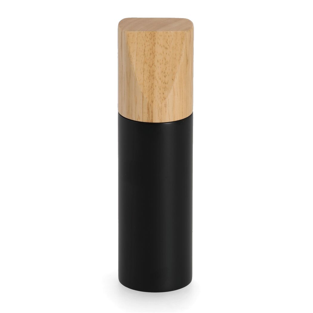 Salz-/Pfeffermühle Gummibaum schwarz 5 x 18,2 x 5 cm