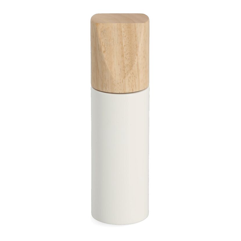 Salz-/Pfeffermühle Gummibaum weiß 5 x 18,2 x 5 cm