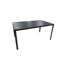 Gartentisch 'Merida' anthrazit/schwarz 150 x 90 x 74 cm