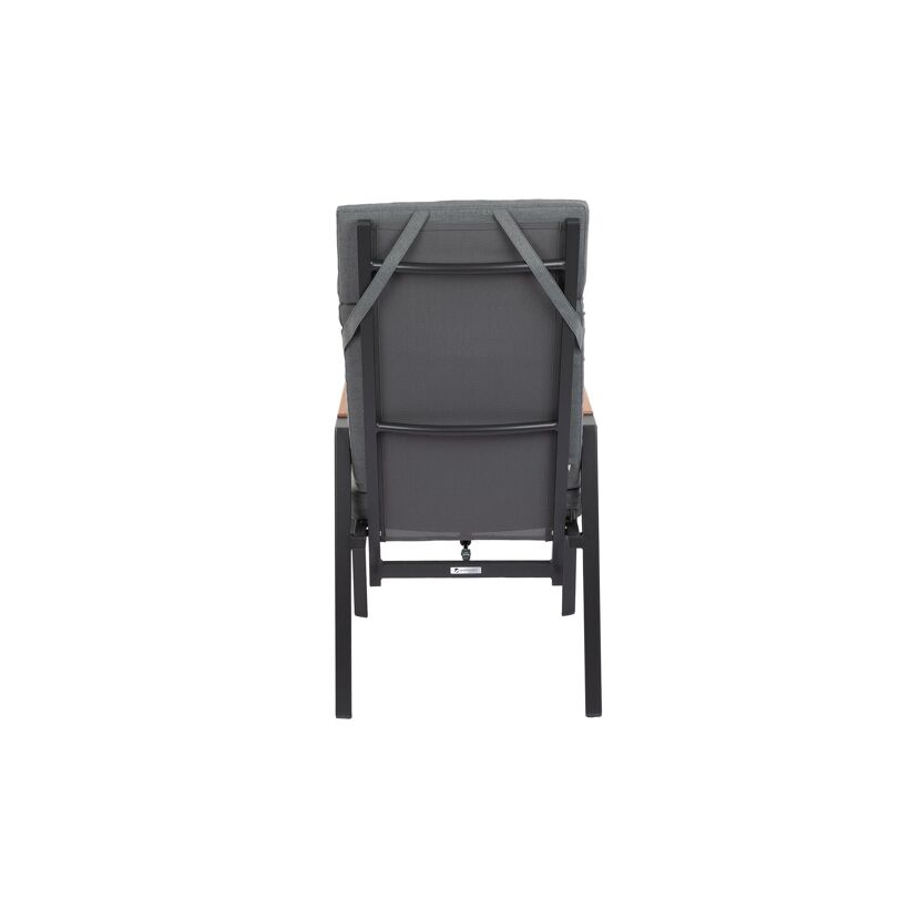 Klappstuhl 'Bern' grau 56 x 105 x 68 cm
