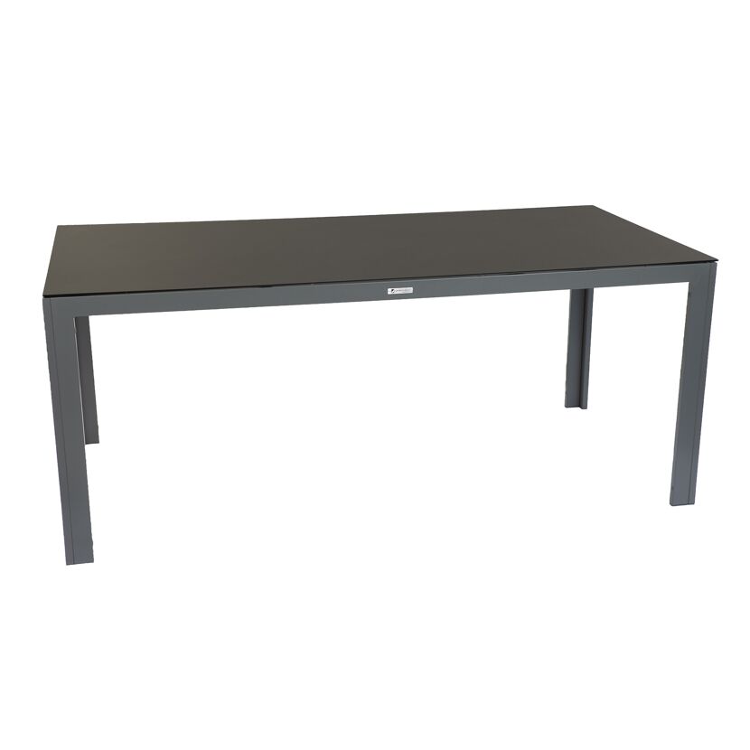 Gartentisch 'Rom' anthrazit 180 x 90 x 74 cm