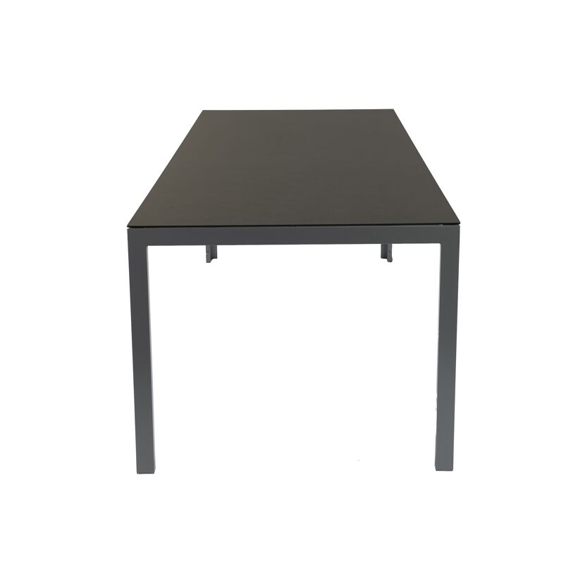 Gartentisch 'Rom' anthrazit 180 x 90 x 74 cm