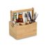 Utensilienhalter mit Tragegriff Bambus 21,5 x 23 x 14 cm