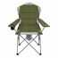 Campingstuhl 'Premium' grün/silber 91 x 106 x 60 cm