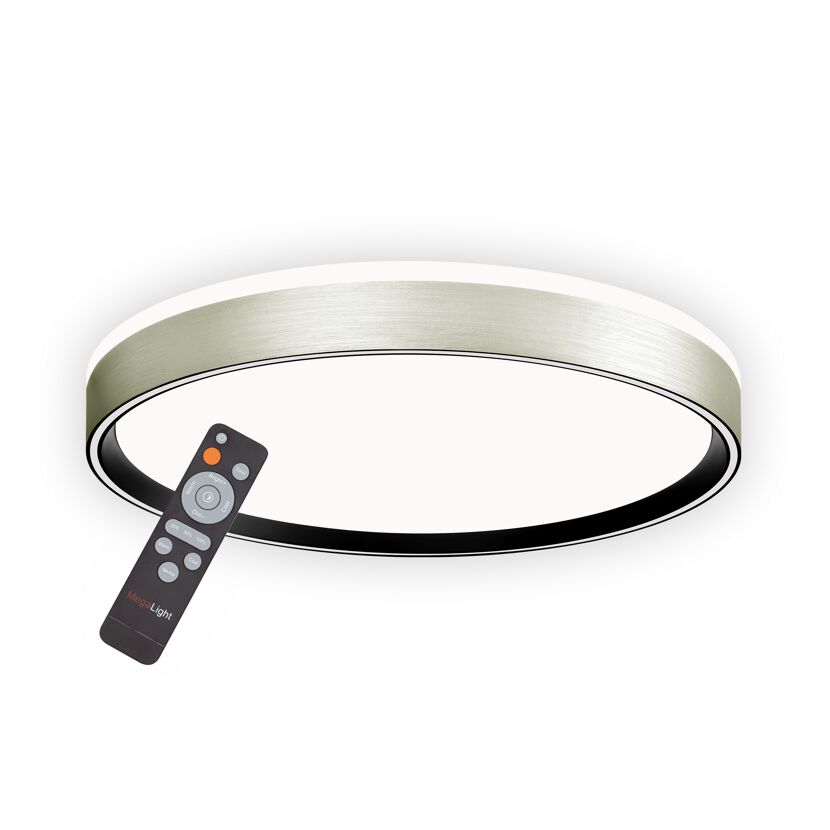 LED-Deckenleuchte 'Shining Pluto' dimmbar 24 W 2900 lm warmweiß bis tageslichtweiß Ø 38 x 7 cm