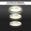 LED-Deckenleuchte 'Shining Pluto' dimmbar 24 W 2900 lm warmweiß bis tageslichtweiß Ø 38 x 7 cm
