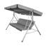 Hollywoodschaukel 'Como' 3-Sitzer grau 170 x 151 x 110 cm