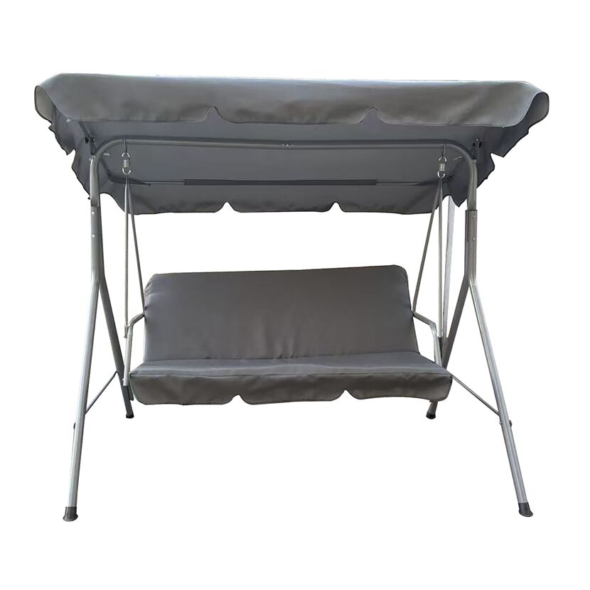 Hollywoodschaukel 'Como' 3-Sitzer grau 170 x 151 x 110 cm