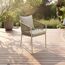 Gartensessel 'Avola' taupe 59 x 79,5 x 66 cm