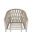 Gartensessel 'Avola' taupe 59 x 79,5 x 66 cm