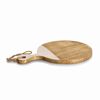 Schneide-/Servierbrett mit Griff Mangoholz beige 43 x 2 x 30 cm