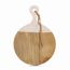 Schneide-/Servierbrett mit Griff Mangoholz beige 43 x 2 x 30 cm