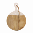 Schneide-/Servierbrett mit Griff Mangoholz beige 43 x 2 x 30 cm
