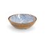 Schale Mangoholz blau 20 x 6 x 20 cm