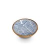 Schale Mangoholz blau 20 x 6 x 20 cm