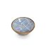 Schale Mangoholz blau 20 x 6 x 20 cm