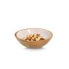 Schale Mangoholz beige 20 x 6 x 20 cm