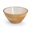 Schale Mangoholz beige 25 x 12 x 25 cm