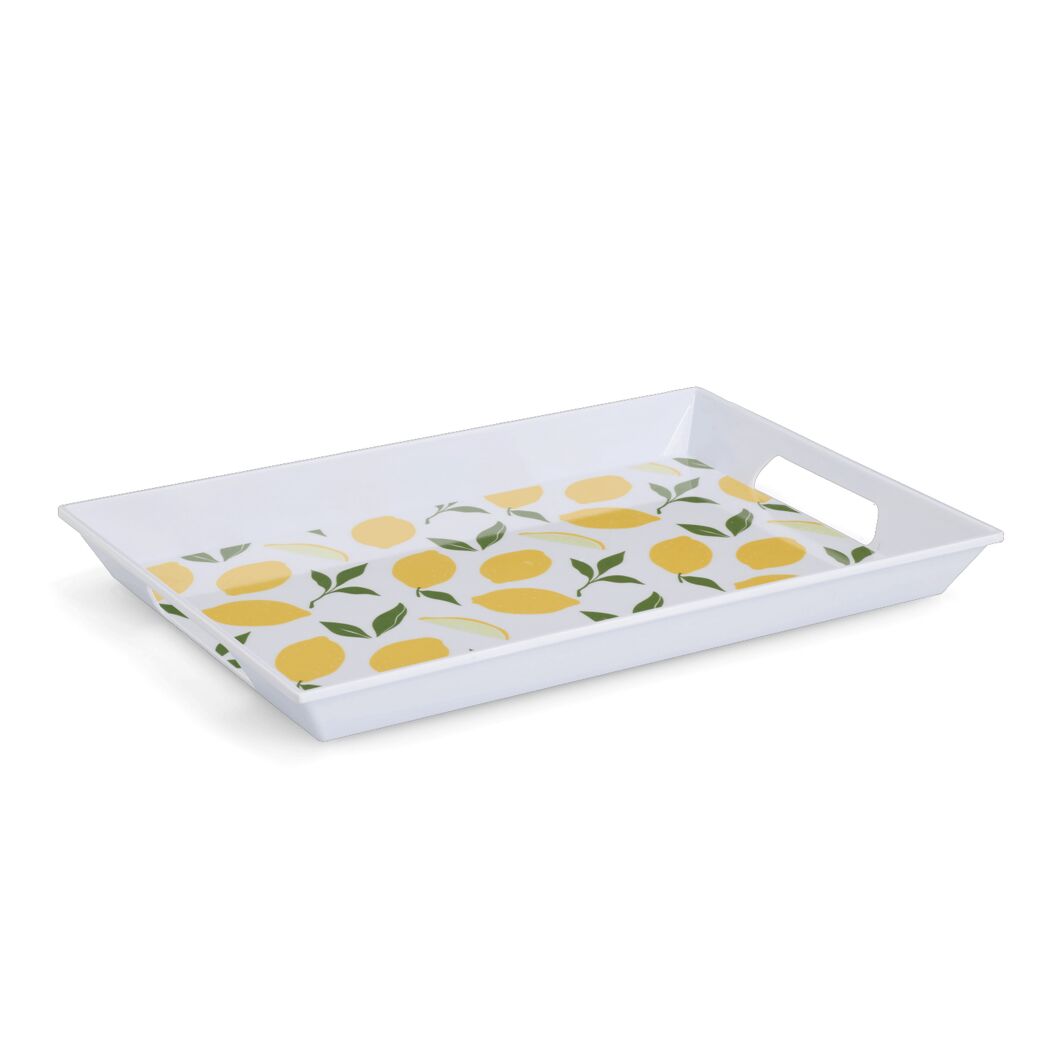 Melamintablett 'Lemons' 50 x 4,7 x 34,8 cm