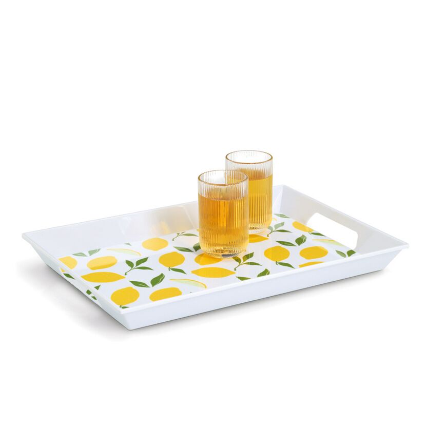 Melamintablett 'Lemons' 50 x 4,7 x 34,8 cm