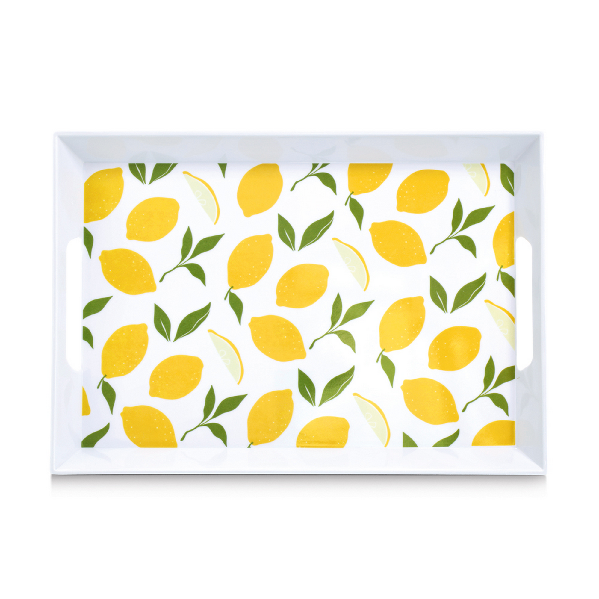 Melamintablett 'Lemons' 50 x 4,7 x 34,8 cm