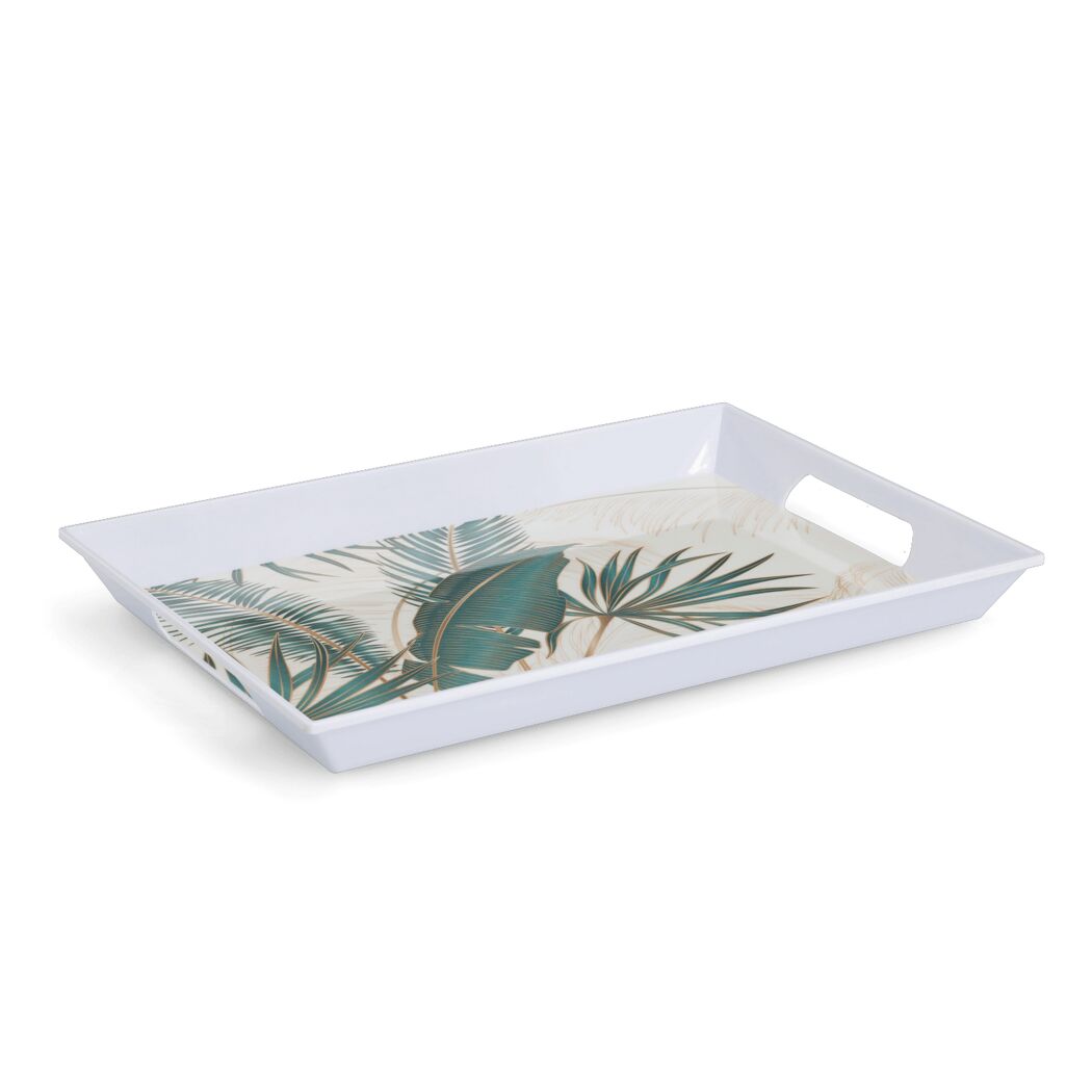 Melamintablett 'Palm leaves' 50 x 4,7 x 34,8 cm