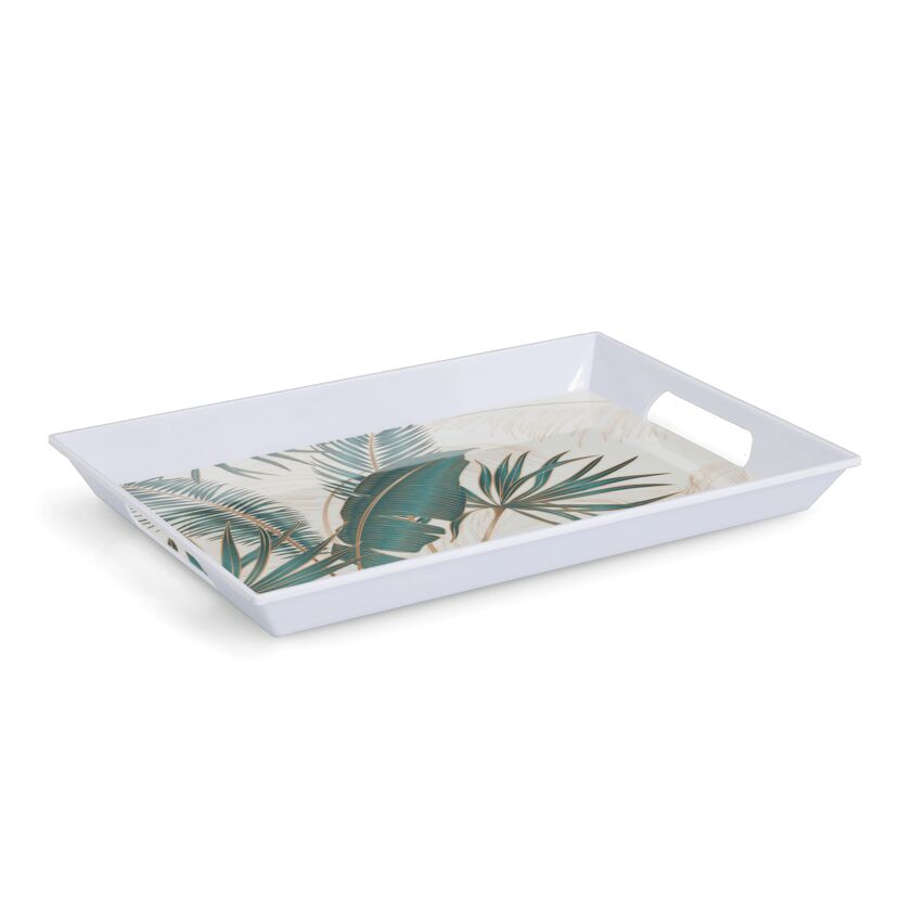 Melamintablett 'Palm leaves' 50 x 4,7 x 34,8 cm