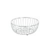 Obstkorb Metall verchromt 28,5 x 12 x 28,5 cm