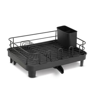 Geschirrabtropfständer Kunststoff/Metall schwarz 41 x 20 x 32 cm