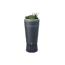 Regentonne 2in1 'Azura' graphite grey 120 l inklusive Pflanzschale und Unterstand