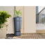 Regentonne 2in1 'Azura' graphite grey 120 l inklusive Pflanzschale und Unterstand