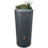 Regentonne 2in1 'Jolie' graphite grey 230 l inklusive Pflanzschale
