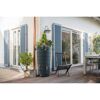 Regentonne 2in1 'Jolie' graphite grey 230 l inklusive Pflanzschale