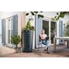 Regentonne 2in1 'Jolie' graphite grey 230 l inklusive Pflanzschale