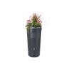 Regentonne 2in1 'Milo' graphite grey 230 l inklusive Pflanzschale