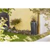 Regentonne 2in1 'Milo' graphite grey 230 l inklusive Pflanzschale