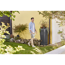 Regentonne 2in1 'Milo' graphite grey 230 l inklusive Pflanzschale