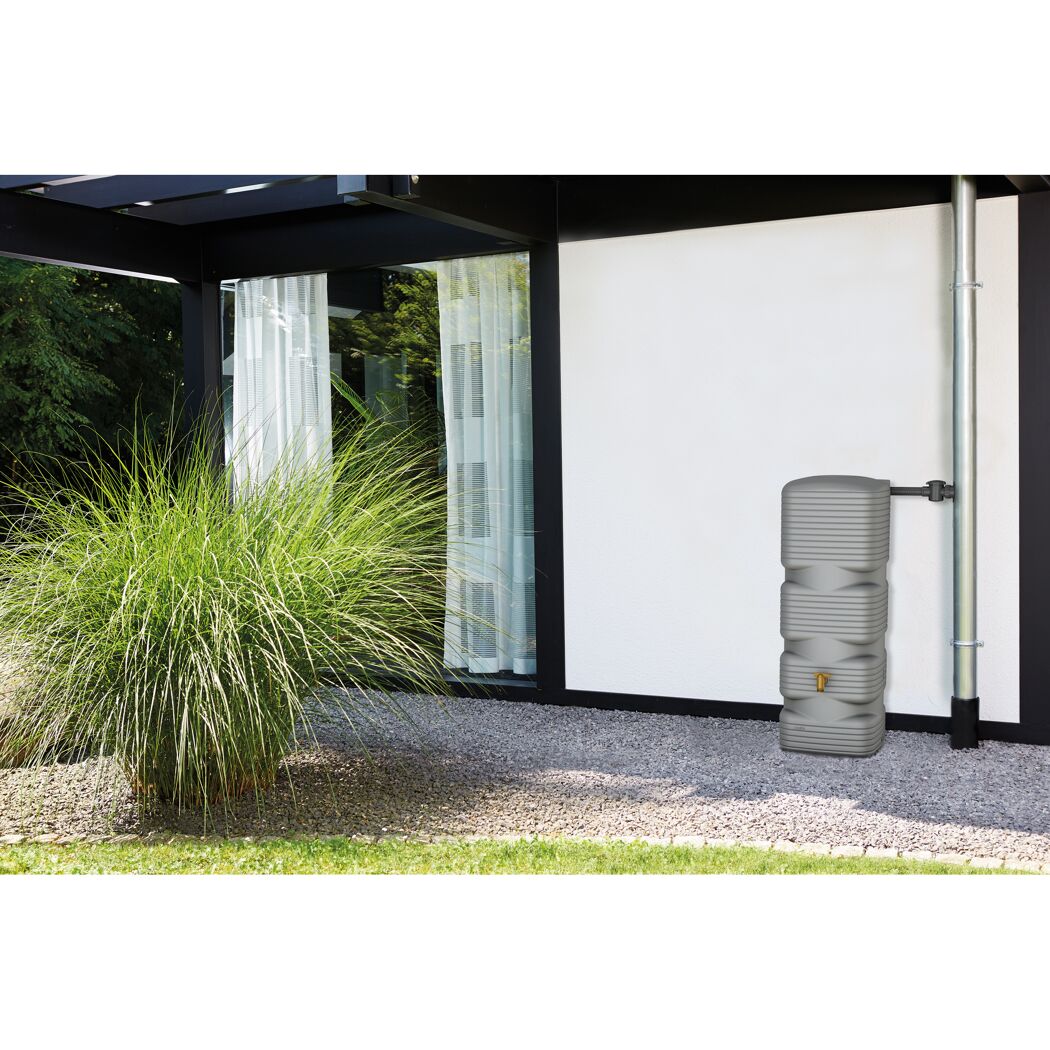Wandtank 'Quadro' betongrau 170 l