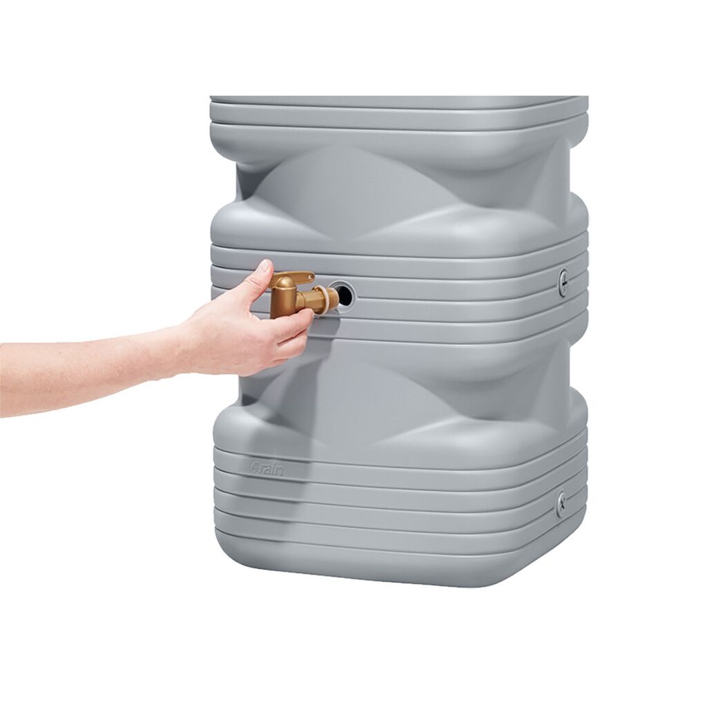 Wandtank 'Quadro' betongrau 270 l