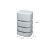 Wandtank 'Quadro' betongrau 500 l