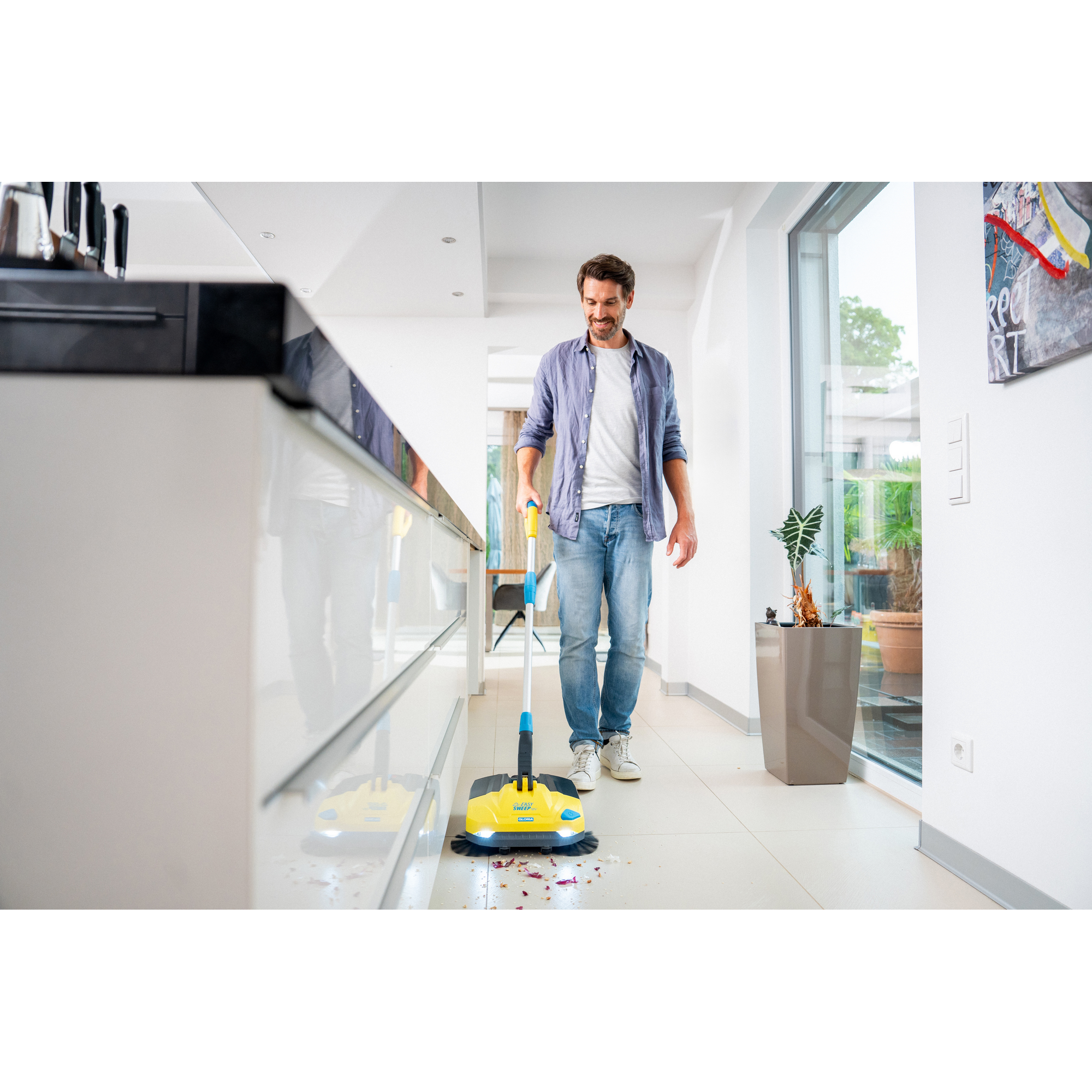 Akku-Kehrmaschine 'EasySweep' 40 cm ohne Akku